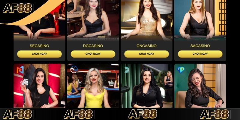 Casino AF88 Trải Nghiệm Cá Cược Trực Tuyến Uy Tín Nhất