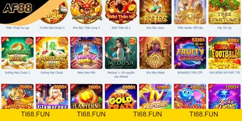 Nổ Hũ AF88: Trải Nghiệm Sảnh Game Hấp Dẫn Và Khuyến Mãi